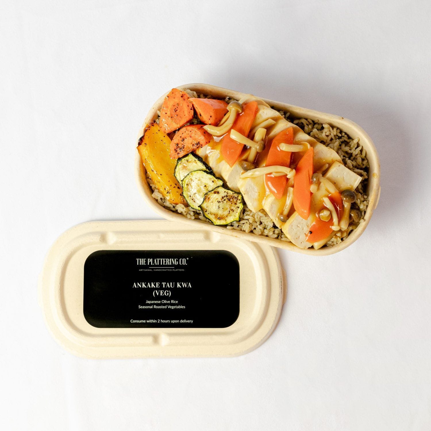 Ankake Tau Kwa with Japanese Olive Rice Bowl