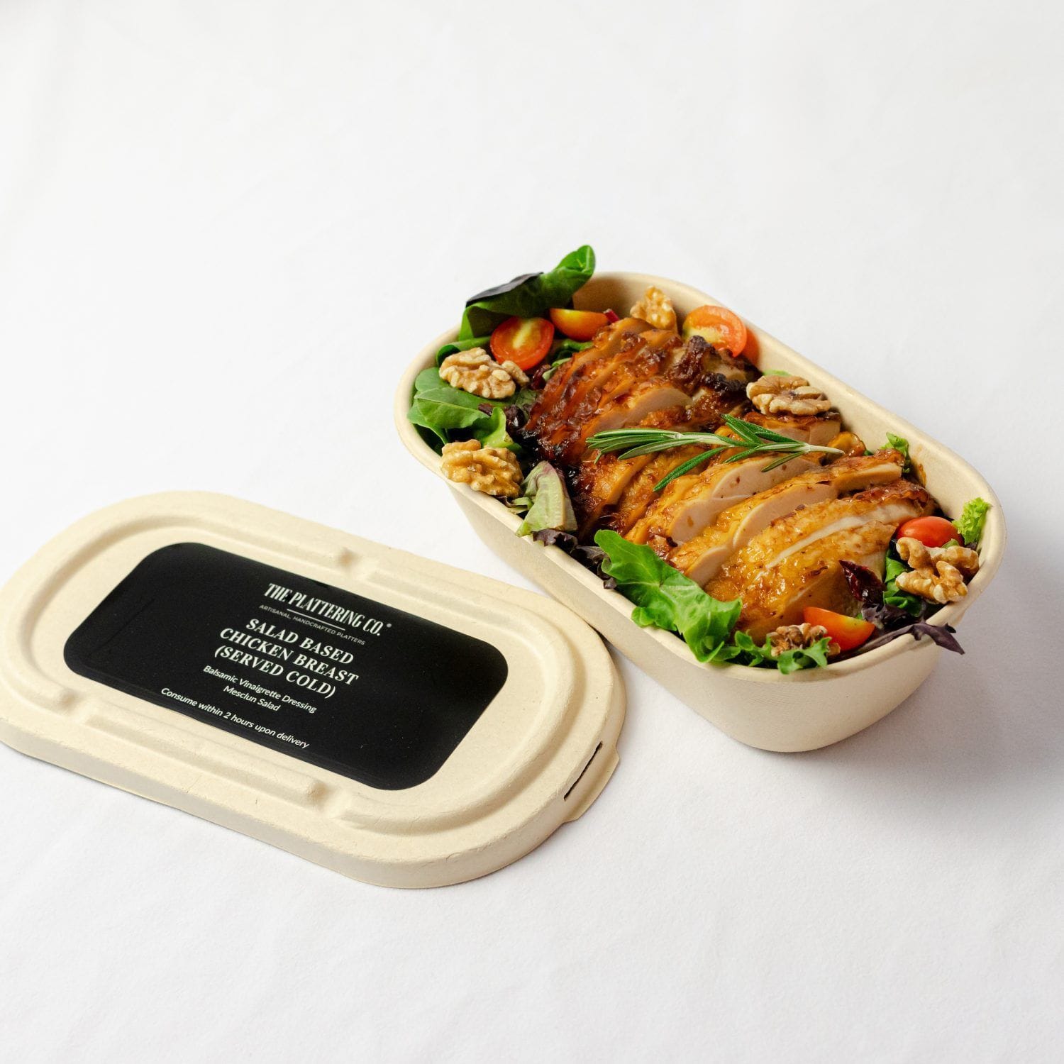 Grilled Chicken Salad Bowl with Balsamic Vinaigrette Dressing (served cold)