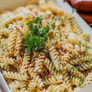 100077 Sides | Fusilli Aglio e Olio (Spicy) (serves 3-4pax)