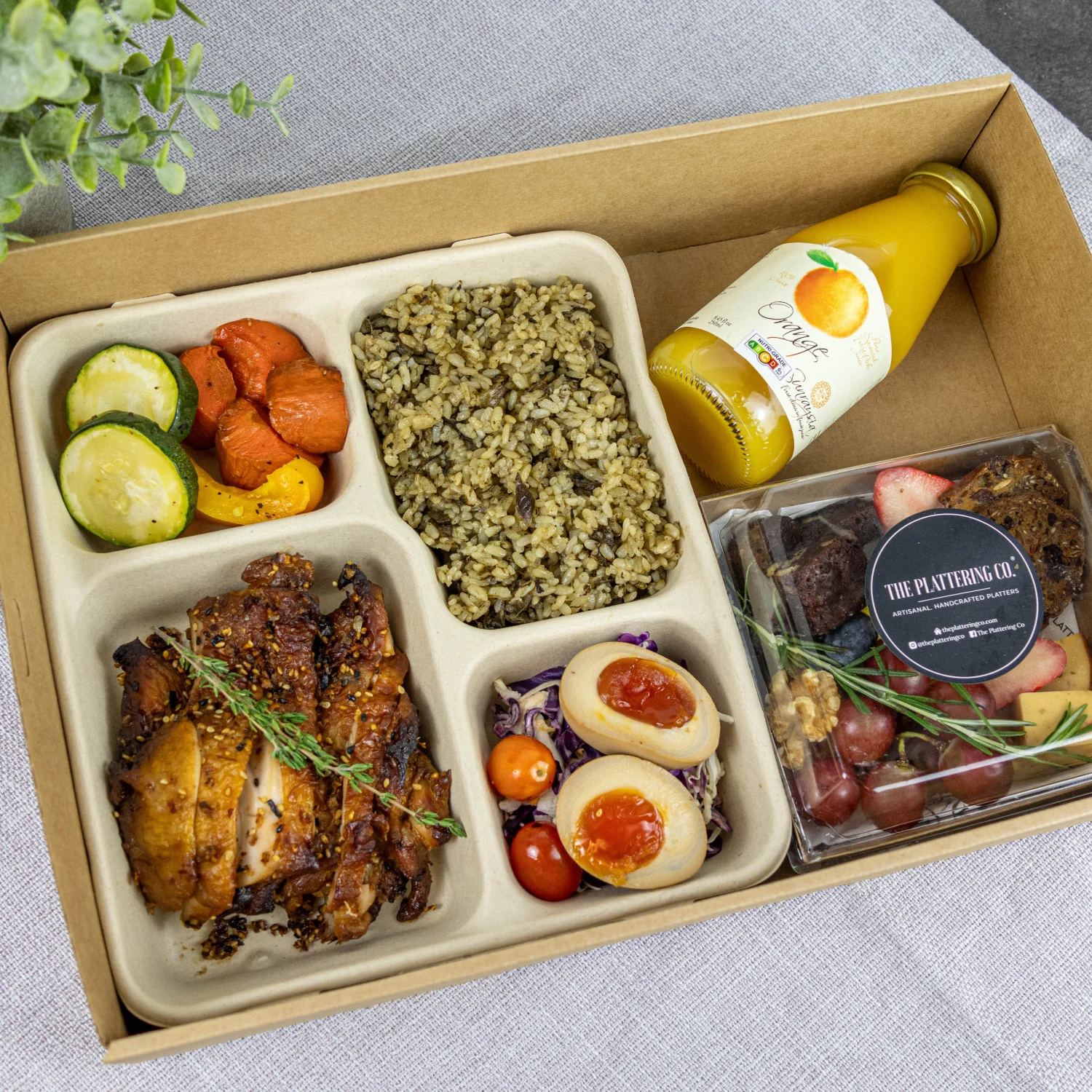 Appreciation Box - Classic Baked Sea Salt Chicken Thigh with Japanese Olive Rice Bento