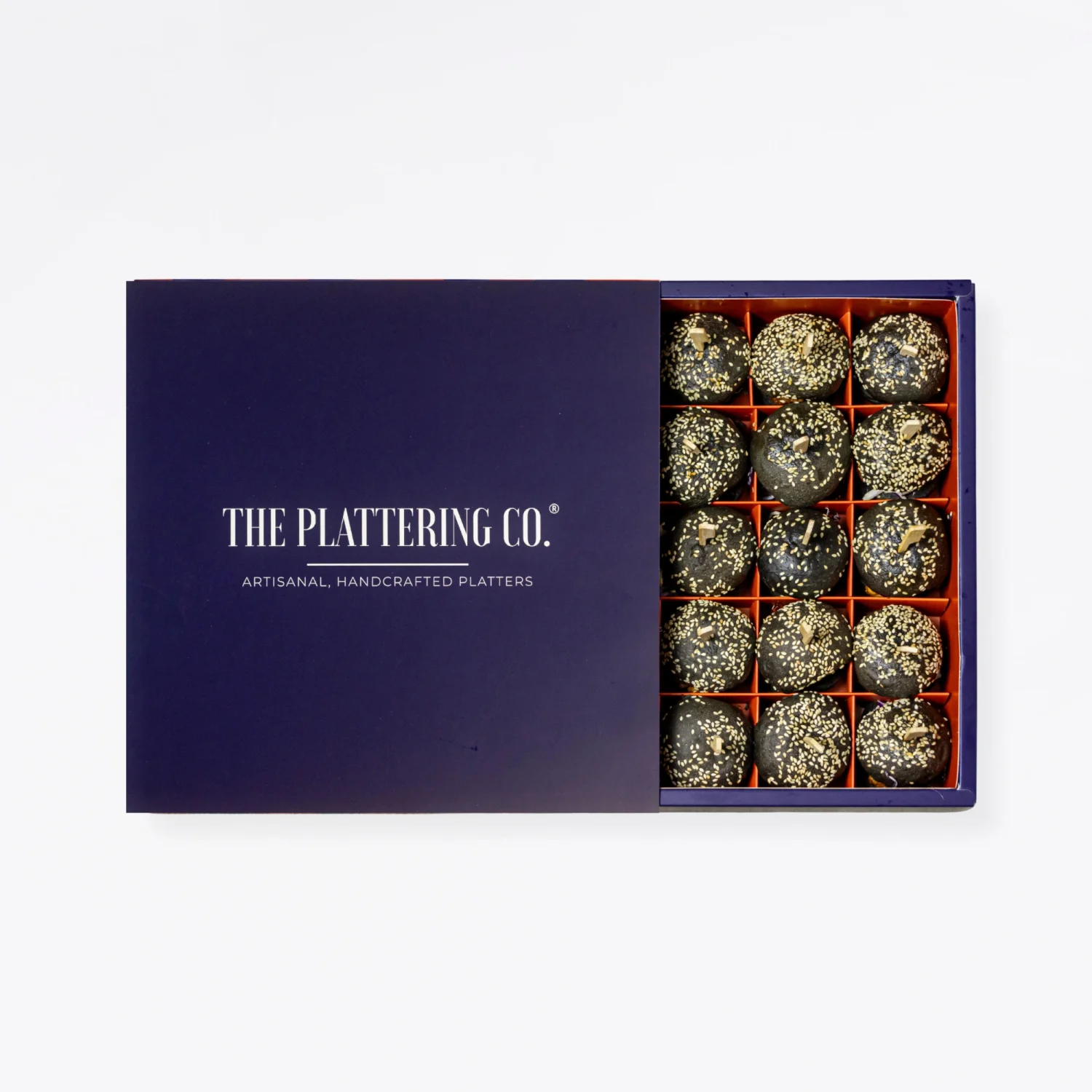 Canapé Box | Chicken Karaage Charcoal Sliders (25pcs)